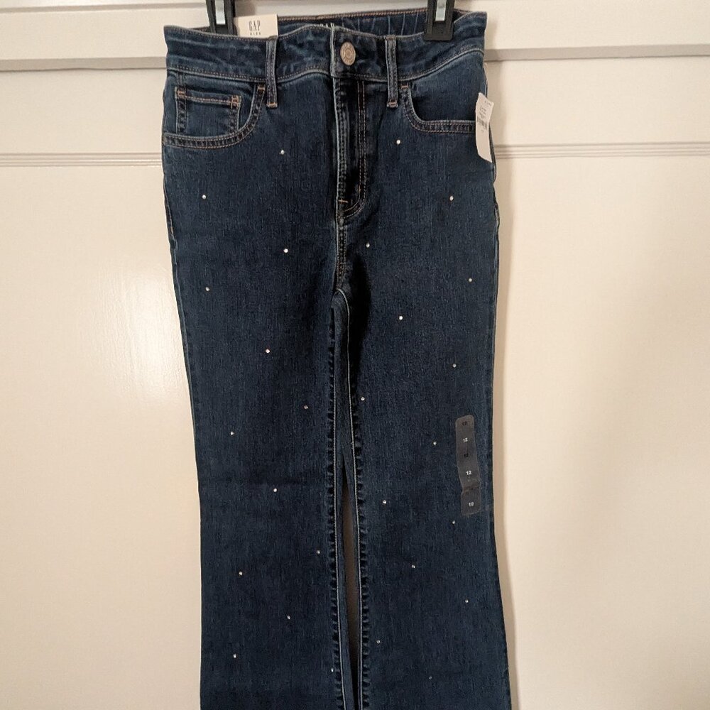 GAP girls rhinestone jeans size 12